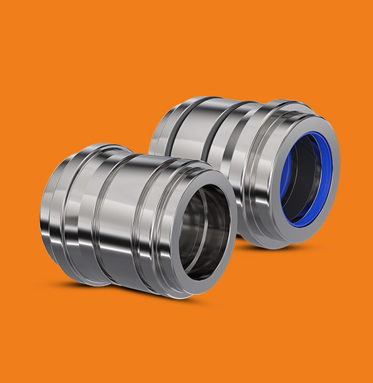 Hydraulic Cylinder Rod Cap With Outer Nut